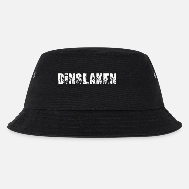Dinslaken - Kinder Bucket Hat - Schwarz