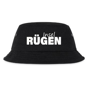 INSEL RÜGEN - Kinder Bucket Hat - Schwarz - Vorne