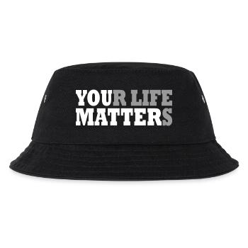 your life matters - Kids’ Bucket Hat - black - Front