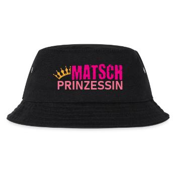 Muddy run shirt Matsch Prinzessin Laufshirt Team - Kinder Bucket Hat - Schwarz - Vorne
