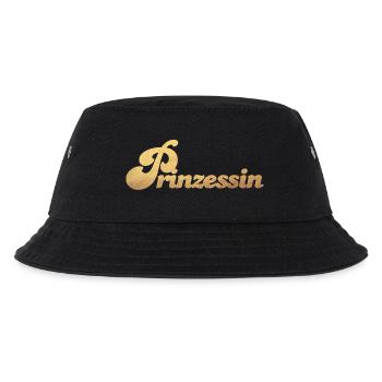 Prinzessin Gold Mädchen Luxus verwöhnt cool Quotes - Kinder Bucket Hat - Schwarz - Vorne