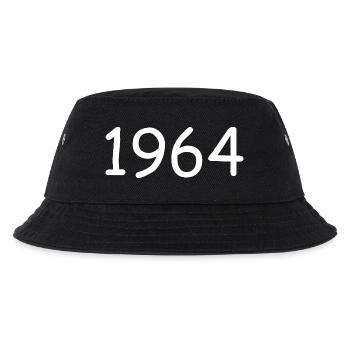 Personalize 1964 60th Birthday Template - Kids’ Bucket Hat - black - Front