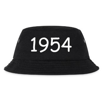 1954 70th birthday birthday template black - Kids’ Bucket Hat - black - Front