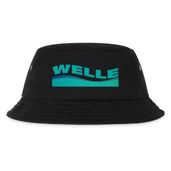 WAVE - Kids’ Bucket Hat - black - Front