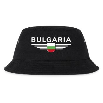 Bulgarien Design – Liebe zur Kultur - Kinder Bucket Hat - Schwarz - Vorne