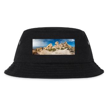 Dingli Felsformation in der Nähe von Dingli Cliffs Malta - Kinder Bucket Hat - Schwarz - Vorne