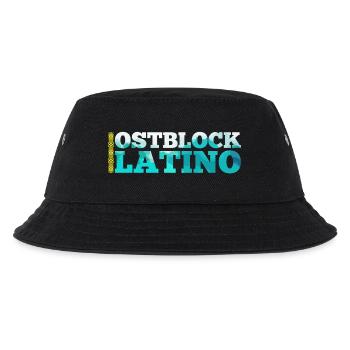 Ostblock Latino Kasache Kasachstan Geschenk - Kinder Bucket Hat - Schwarz - Vorne