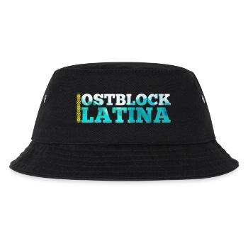Ostblock Latina Kasachin Kasachstan Geschenk - Kinder Bucket Hat - Schwarz - Vorne