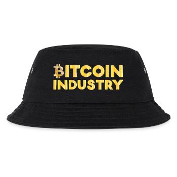 Bitcoin Industrie - Kinder Bucket Hat - Schwarz - Vorne