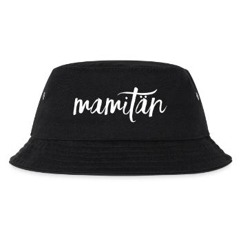 Mamitän Muttertag beste Mama Anker - Kinder Bucket Hat - Schwarz - Vorne