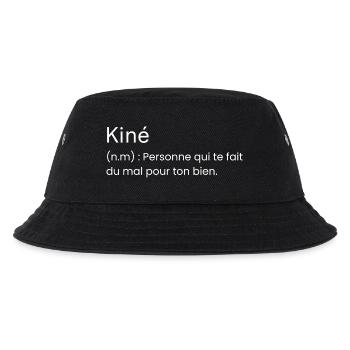 Definition Physiotherapist Gift Humor Physiotherapist - Kids’ Bucket Hat - black - Front