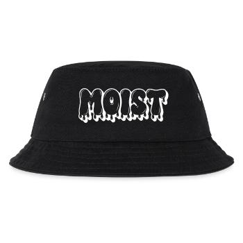 Moist Dripping Text - Kids’ Bucket Hat - black - Front