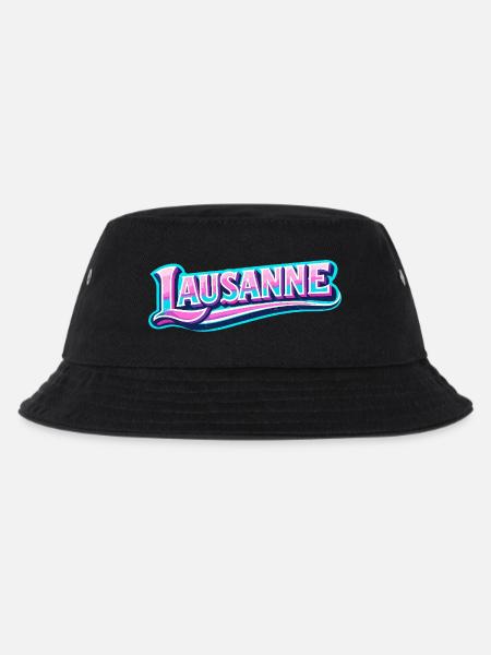 Lausanne - Kids’ Bucket Hat - black