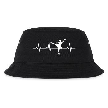 Ballettmädchen Herzklopfen - Kinder Bucket Hat - Schwarz - Vorne