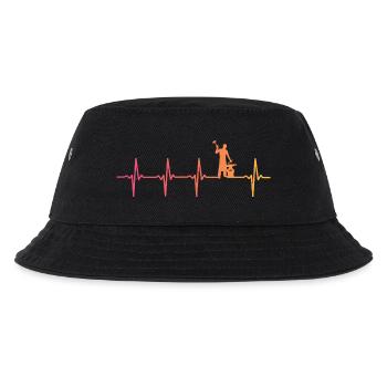 Schmied Sunset Metallhammer - Kinder Bucket Hat - Schwarz - Vorne