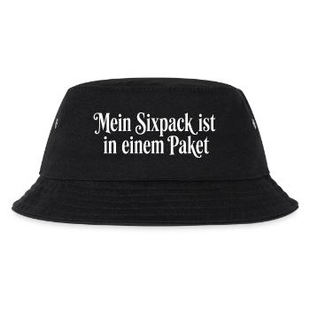 Mein Sixpack im Paket Lustig - Kids’ Bucket Hat - black - Front