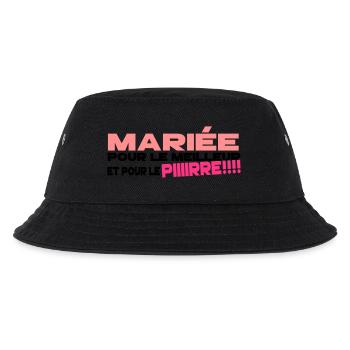 mariée humour - Bob Enfant - noir - Devant