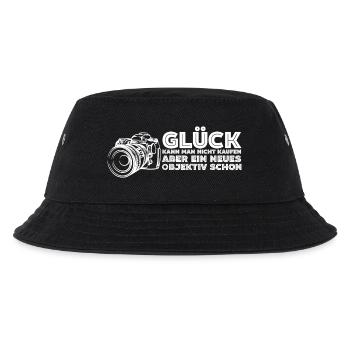 Fotografen Glück Kamera - Kinder Bucket Hat - Schwarz - Vorne