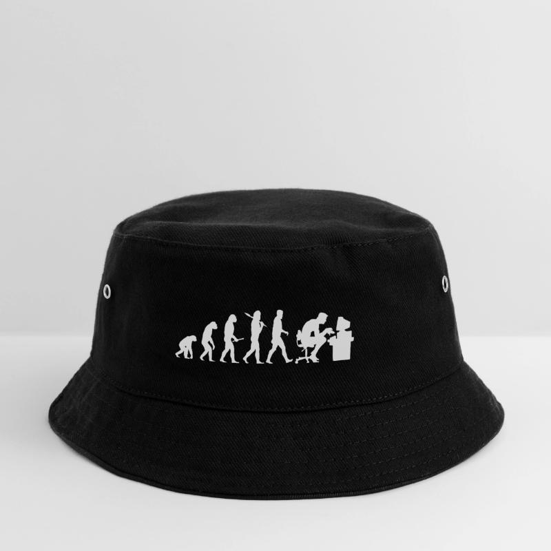 Evolution Computer Nerd! PC Nerd! IT! Technik! Kinder Bucket Hat