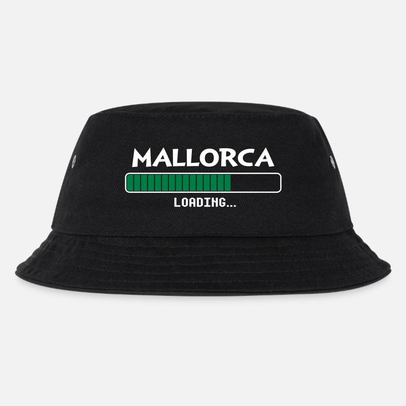 Mallorca loading Ladebalken - Kinder Bucket Hat - Schwarz