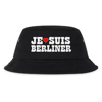 Berlin - Je Suis Berliner - Kids’ Bucket Hat - black - Front
