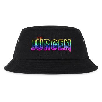 jürgen rs regenbogen - Kinder Bucket Hat - Schwarz - Vorne