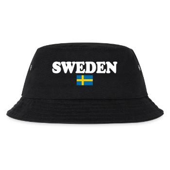 Sweden - Kids’ Bucket Hat - black - Front