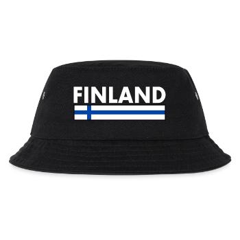 Finland - Kids’ Bucket Hat - black - Front