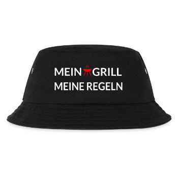 Grillen - Kinder Bucket Hat - Schwarz - Vorne