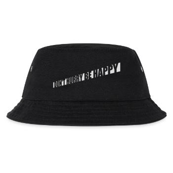 Don't hurry be happy - Kids’ Bucket Hat - black - Front