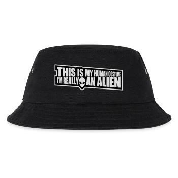 Citation extraterrestre de costume humain - Bob Enfant - noir - Devant