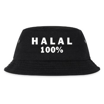Halal حلال - Kinder Bucket Hat - Schwarz - Vorne