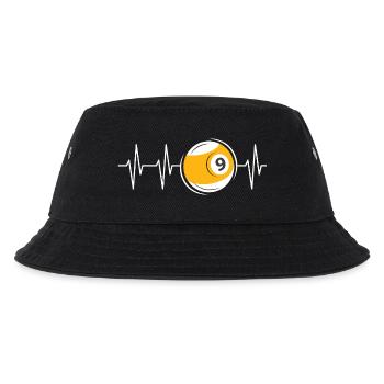 Heartbeat Billard 9-Ball Symbol Pulse Pool ECG - Bob Enfant - noir - Devant