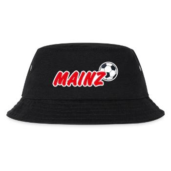 Mainz Fußball Fan - Kinder Bucket Hat - Schwarz - Vorne
