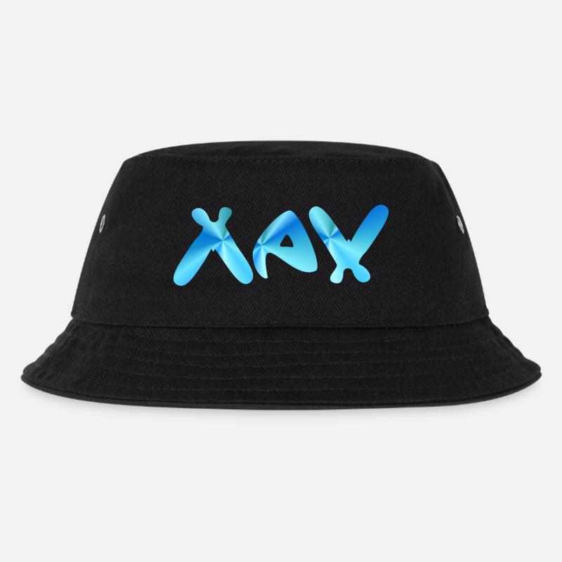 Max - Kinder Bucket Hat - Schwarz