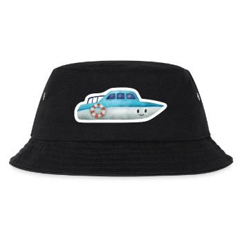 Boot - Kinder Bucket Hat - Schwarz - Vorne