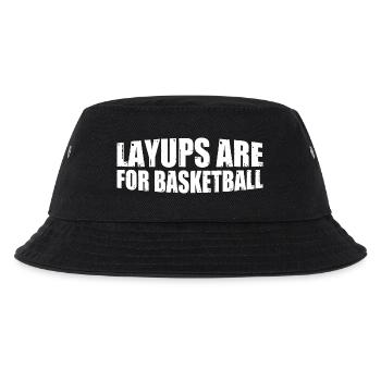 Layups Are For Basketball 8 - Kinder Bucket Hat - Schwarz - Vorne