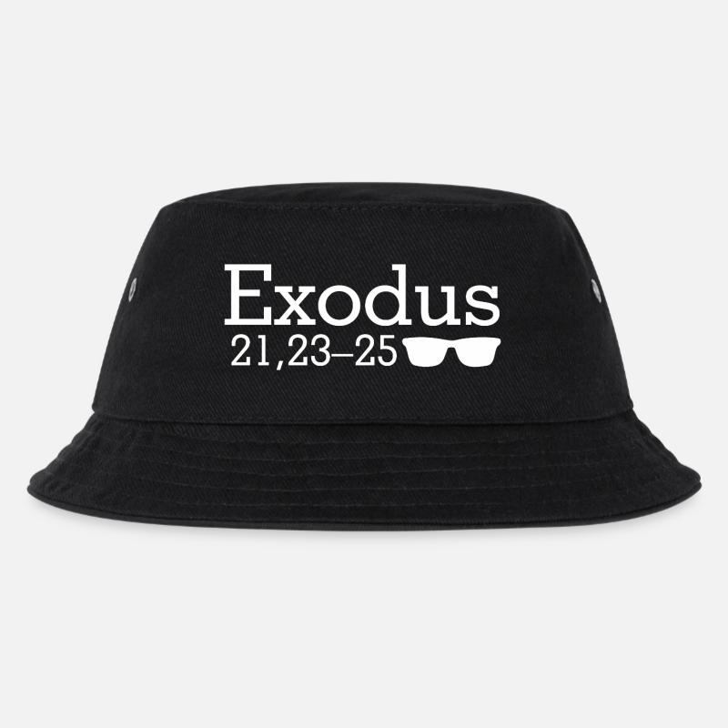 Exodus 2 - Kinder Bucket Hat - Schwarz