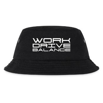Work Drive Balance - Auto - Sportwagen - Kinder Bucket Hat - Schwarz - Vorne