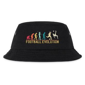 Design der Fußball-Evolution - Kinder Bucket Hat - Schwarz - Vorne