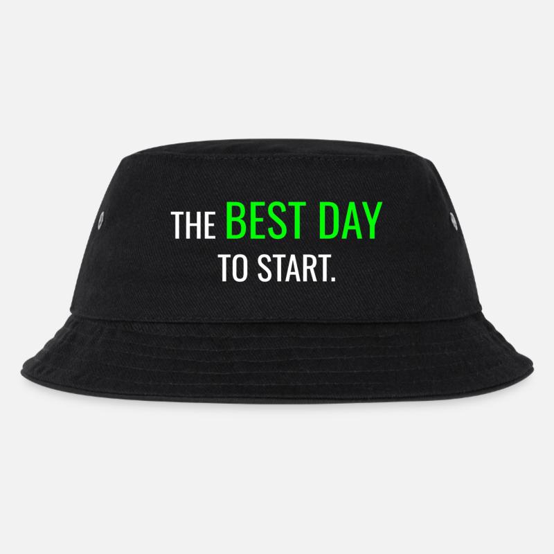 Gestalten Sie noch heute Ihre Träume. - Kinder Bucket Hat - Schwarz