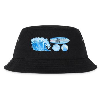 Ocean Vibe - Kids’ Bucket Hat - black - Front