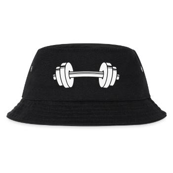 Dumbbell icon - Kids’ Bucket Hat - black - Front