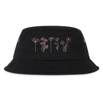 Fleurs sauvages minimalistes, art floral bohème - Bob Enfant - noir - Devant