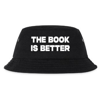 The Book Is Better - Kids’ Bucket Hat - black - Front