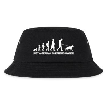 Just A German Shepherd Owner - Kinder Bucket Hat - Schwarz - Vorne