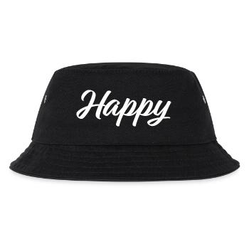 Logotype « Happy » blanc - Bob Enfant - noir - Devant