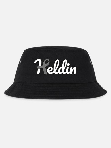 Heldin Krebs - Kinder Bucket Hat - Schwarz