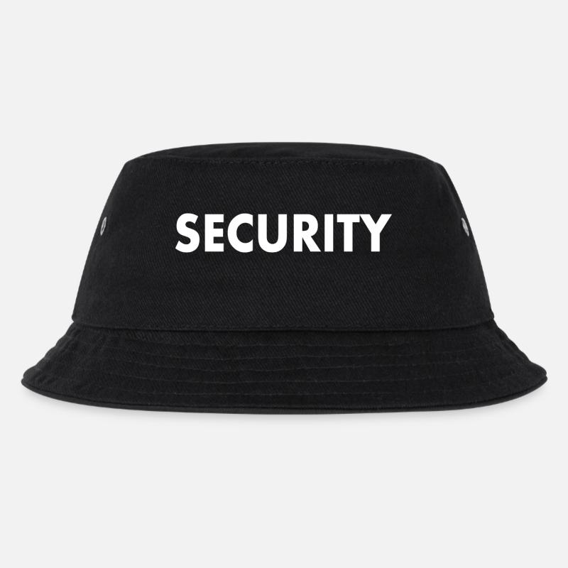 Security - Kinder Bucket Hat - Schwarz