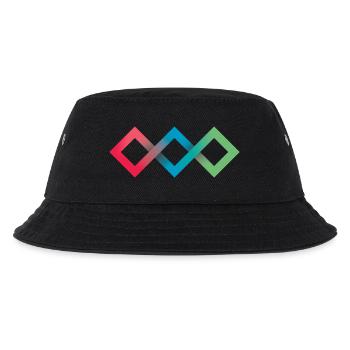 Fluo Diamonds - Kids’ Bucket Hat - black - Front